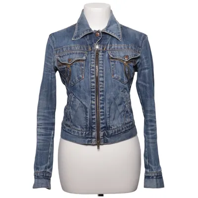 Denim jacket (Blue) from Casucci Cotton