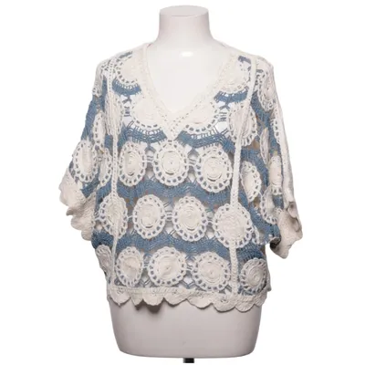 Tröja (Blå, Vit) från Knitwear Bomull, Polyester