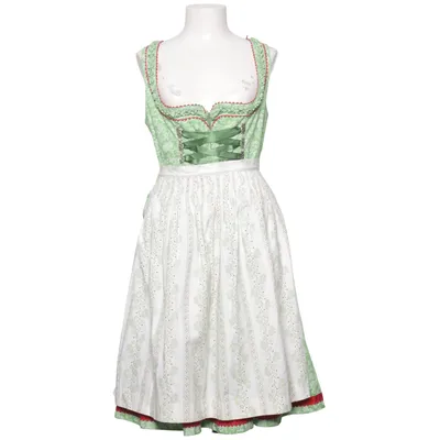 Dirndl (Grøn, Hvid) fra Moser Bomuld