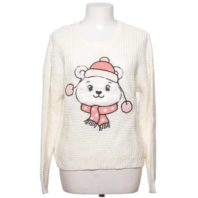 Julesweater (Hvid, Flerfarvet) fra FB Sister Knitwear Akryl