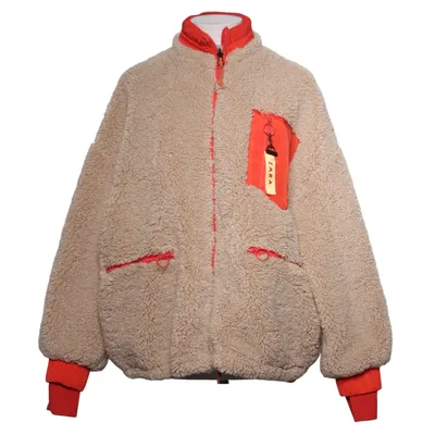 Fleecejacka (Beige, Orange) från Zara Polyester