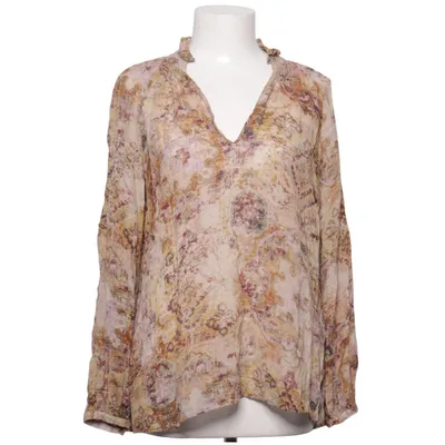 Bluse (Beige, Flerfarvet) fra Massimo Dutti Viscose