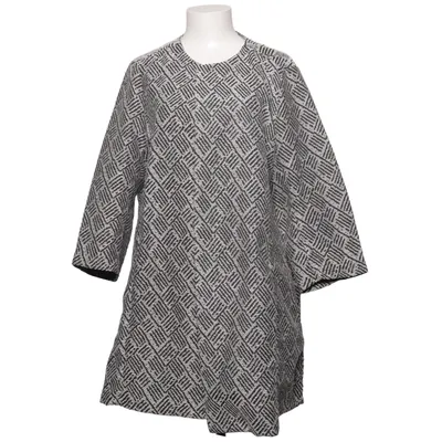 Manteau (Noir, Blanc) de Åhléns Coton, Polyester