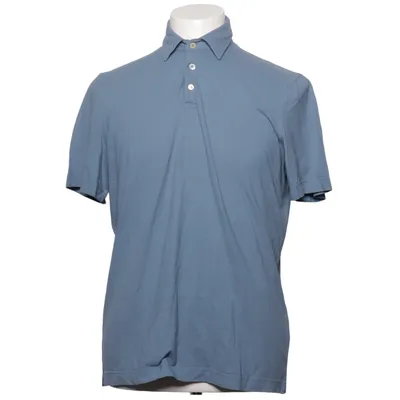 Polo shirt (Blue) from Fedeli Cotton, Elastane