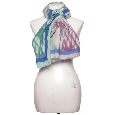 Shawl (Green, Purple, Blue) from Becksöndergaard Silk, Wool
