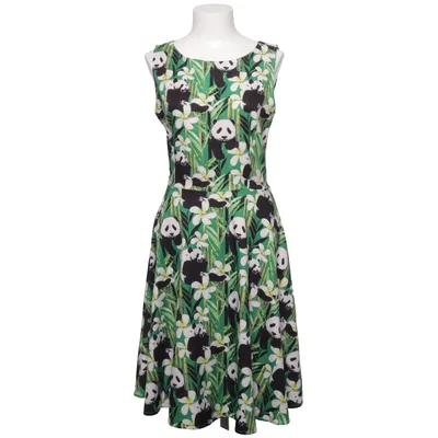 Dress (Green, White, Black) from IHot Polyester