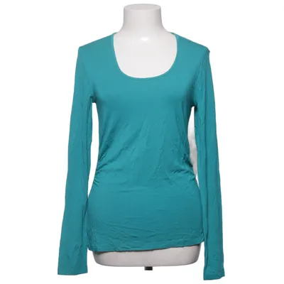 Long sleeve T-shirt (Green) from Comma Elastane, Modal