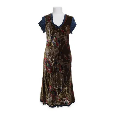 Kjole (Brun, Flerfarvet) fra Tone Barker Silk Silke