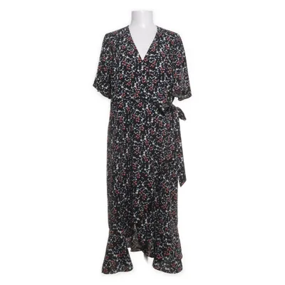 Wrap dress (Black, Multicolored) from Three Sixty Five Polyester