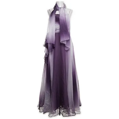 Evening gown (Purple, Multicolored) from Lissa Polyester