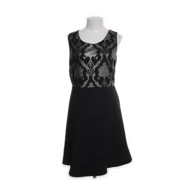 Klänning (Svart, Silverfärgad) från Bodyflirt Elastan, Polyester