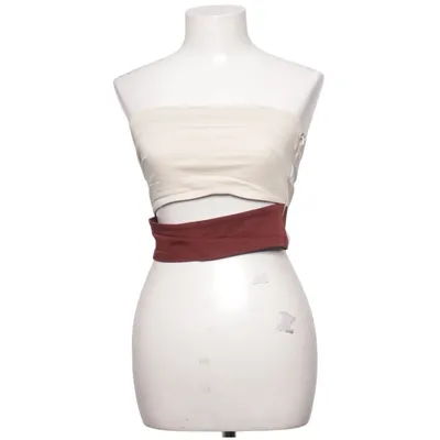 Top tube (Beige, Rouge) de Hosbjerg Coton, Élasthane