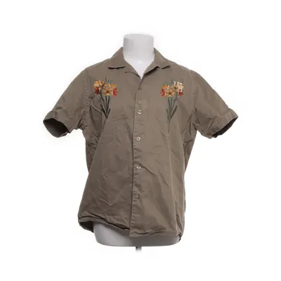 Kortärmad skjorta (Beige) från Woodbird Bomull, Nylon