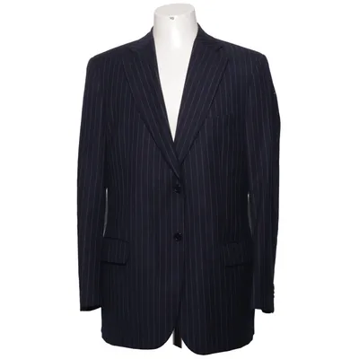 Blazer (Blue) from Tomary Viscose, Wool