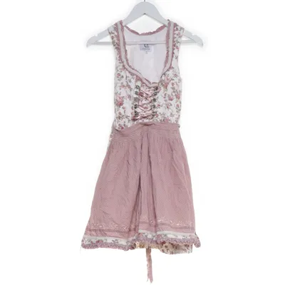 Dirndl (White, Pink, Green) from Bergweiss Cotton
