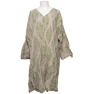Dress (Green, Beige) from Gudrun Sjödén Linen, Organic cotton
