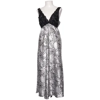 Maxi jurk (Wit, Zwart) van Flora Polyester