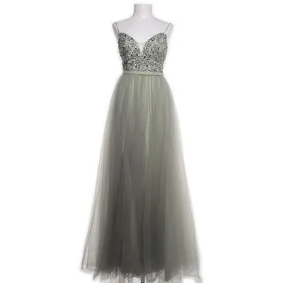Evening gown (Green, Multicolored) from Tiara