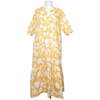 Robe longue (Jaune, Blanc) de Woolrich Coton
