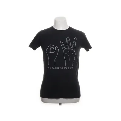 T-shirt (Svart, Vit) från Gildan Softstyle Bomull