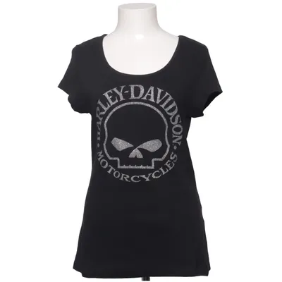 T-shirt (Svart) från Harley Davidson Bomull, Elastan