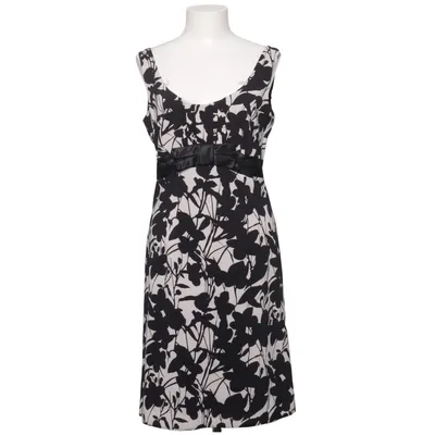 Kjole (Sort, Hvid) fra G.W. Polyester, Viscose
