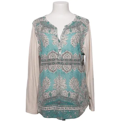 Blouse (Turquoise, Beige) van Style & Co Katoen, Polyester, Viscose