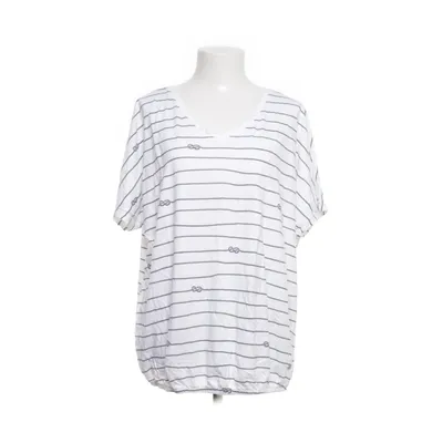 T-shirt (Hvid, Blå) fra Essentials by Tchibo Økologisk bomuld