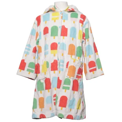 Bathrobe (White, Multicolored) from IKEA Cotton