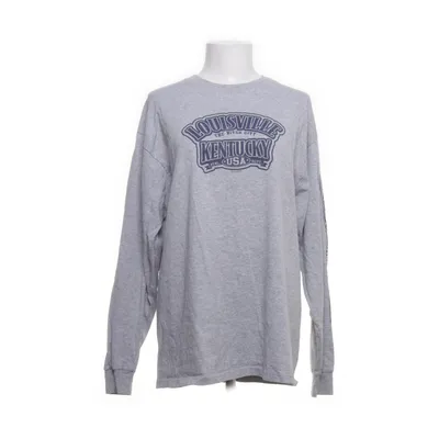 Långärmad t-shirt (Grå) från Delta Pro Weight Bomull, Polyester