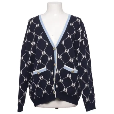 Cardigan (Blå, Hvid, Flerfarvet) fra Maje Elastan, Polyamid, Polyester, Viscose