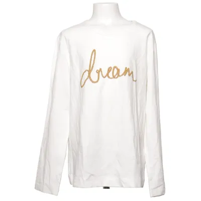 T-shirt à manches longues (Blanc) de Zara Girls Coton, Élasthane
