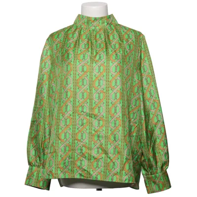 Blus (Grön, Flerfärgad) från Anni Carlsson Silke