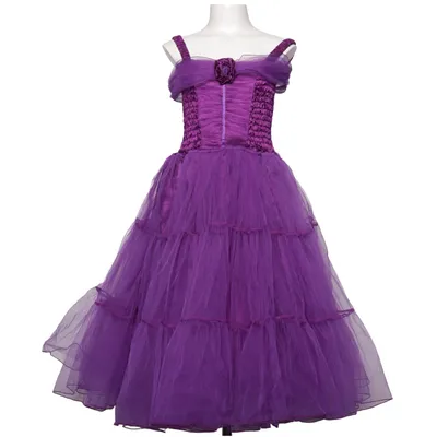 Blomsterpigekjole (Lilla) fra Minisa Polyester