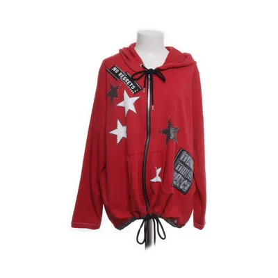 Huvtröja (Röd, Svart, Vit, Silverfärgad) från Tredy Bomull, Polyamid