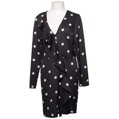 Wrap dress (Black, White) from Nobody's Child Polyester