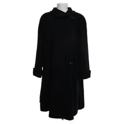 Coat (Black) from Jobis Wool, Angora