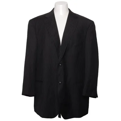 Blazer (Zwart) van Dressmann Premium Collection Polyester, Viscose, Wol