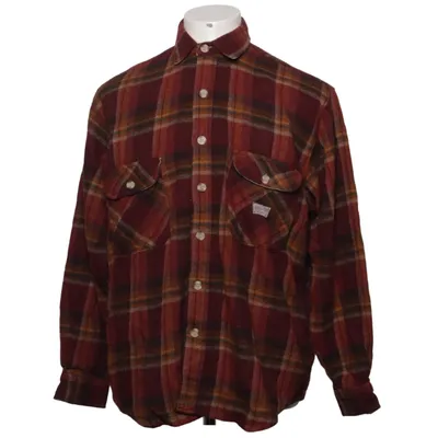 Flannel shirt (Red, Brown, Yellow) from Marwin Sports Acrylic, Polyester, Wool