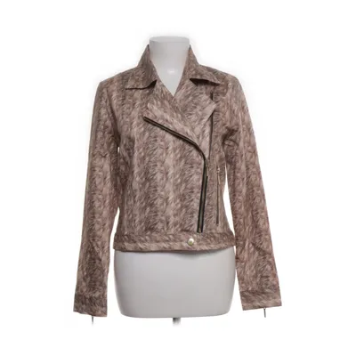 Biker jacket (Brown, Beige) from Maurie & Eve Cotton, Elastane