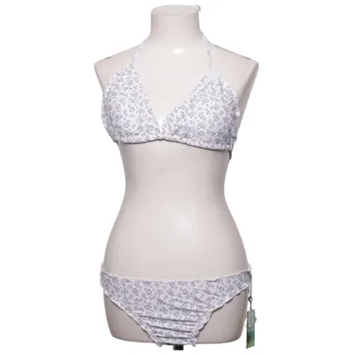 Bikini (White, Blue) from Nor Elastane, Polyamide, Recycled polyester