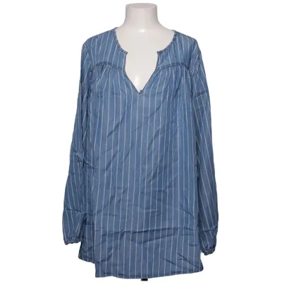 Blouse (Blauw, Wit) van Zizzi Tencel