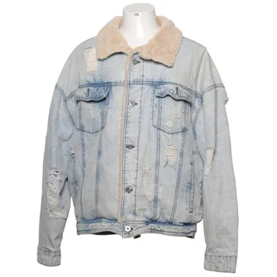 Lined denim jacket (Blue) from Zara Man Polyester