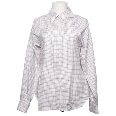 Shirt (White, Blue) from Victoria Beckham Cotton