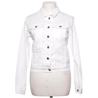 Denim jacket (White) from Agnes Collection Cotton, Elastane