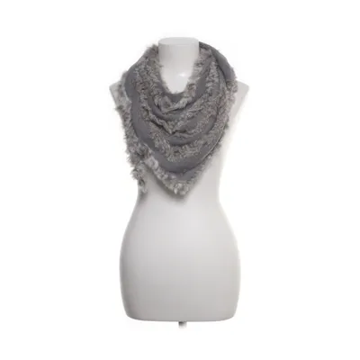 Col en fourrure (Gris, Multicolore) Polyester, Fourrure de lapin