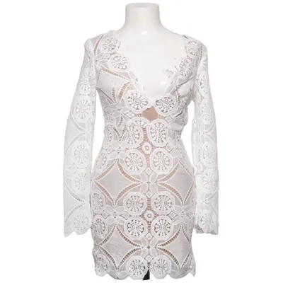 Cocktailjurk (Wit, Beige) van Love Triangle Polyester