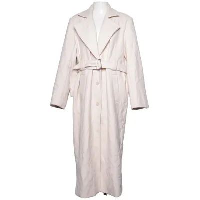 Frakke (Beige) fra Angelica Blick x NA-KD Polyester, Uld