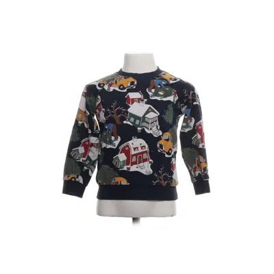 Sweatshirt (Blå, Flerfarvet) fra Polarn O. Pyret Økologisk bomuld