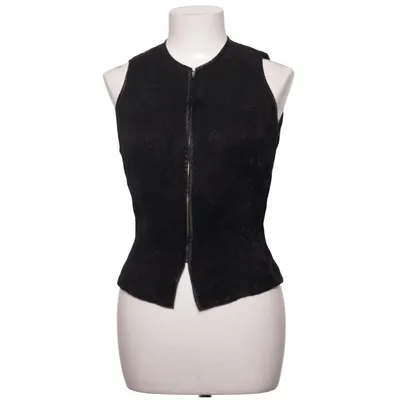 Vest (Black) from Linda Allard Ellen Tracy Acetate, Cotton, Viscose